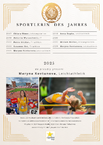 Sportlerin des Jahres 2025